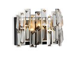 Настенный светильник с выключателем TR5056 CH/BK хром/черный E14/2 max 40W 250*200*140