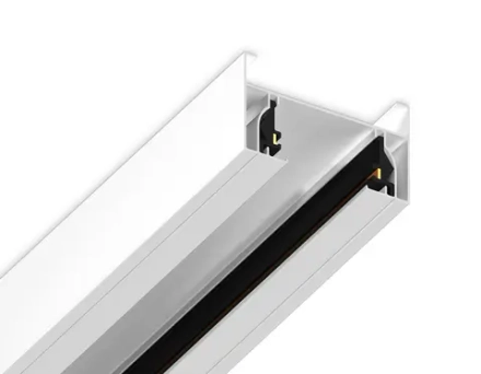 Шинопровод накладной однофазный Standard 220V GL7103 WH белый 2000*32.5*19.8 (ввод питания, 1 заглушка, крепление в комплекте)