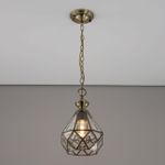 Citilux Витра-1 CL442110 Подвесной светильник витражный Бронза