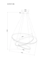 Подвесная люстра Arte Lamp FRODO A2197SP-3BK, 1хLED