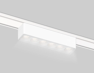 Светильник светодиодный трековый для шинопровода Magnetic Ultra Slim GV1401 WH белый IP20 6W 4200K 48V 24° 122*26*24