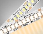 Светодиодная лента GS3401 2835 240Led/ 20W m/ 24V IP20 3000K/ 5000*10*1.2mm/ кратность резки 25mm (2 конт.)