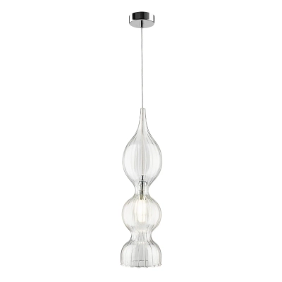 Светильник подвесной Crystal Lux IRIS SP1 B TRANSPARENT 2075/201