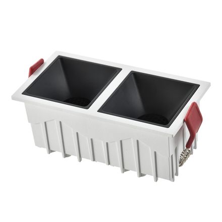 ST757.438.20 Св-к встр. Белый LED 2*10W 60° IP20 L65xW126xH52 85-265V В комплекте