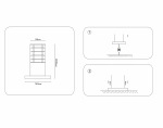 Светильник уличный ландшафтный ST2532 BK/CL черный/прозрачный IP54 E27 max 11W D108*200