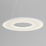 Подвесной светодиодный светильник с абажуром из ткани 101001 LED белый, LED