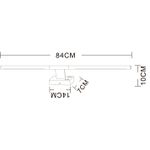 Декоративная подсветка Arte Lamp LINES A2029AP-1GO, 1хLED