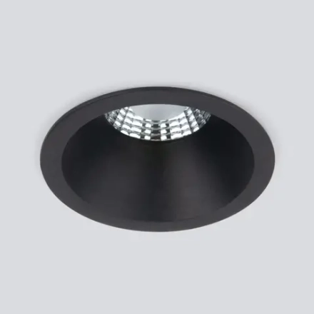 Встраиваемый светодиодный светильник Lin 7W 4200К черный 15266/LED