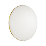 3043/EL TAN SN 025 Светильник пластик/белый/золотистый LED 72Вт 3000-6500К D490 IP43 пульт ДУ/ LampSmart LASSA