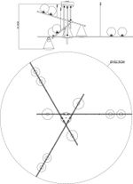 Люстра на штанге Arte Lamp JACOB A7029PL-9BK, 9хE27