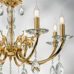 694082 Люстра подв STREGARO 8х60W E14 ЗОЛОТО Lightstar