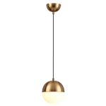 4960/1 PENDANT ODL22 471 античн.бронза/металл/белый/стекло Подвес E27 1*40W PINGA