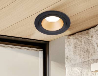 Светильник встраиваемый TN102825 BK/GD черный/золото GU5.3 D92*50