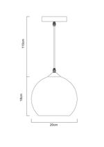 Подвесной светильник Arte Lamp SPLENDIDO A4285SP-1AM, 1хE27