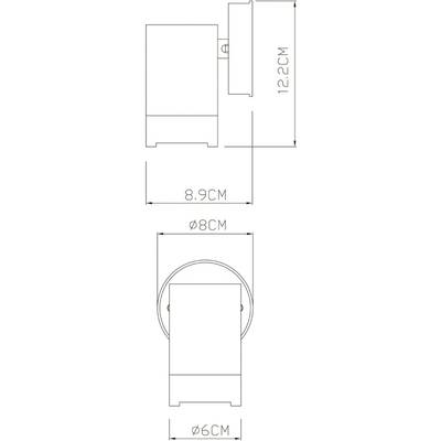 Фасадный светильник Arte Lamp ATLAS A3503AL-1BK, 1хGU10
