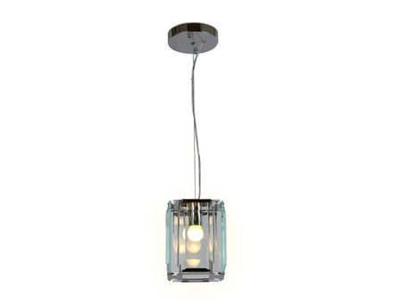 Подвесной светильник TR5107 CH/CL хром/прозрачный E27/1 max 40W 150*150*1200