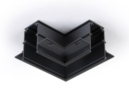 Коннектор угловой для встраиваемого шинопровода Magnetic GL3354 BK черный 85*85*H46.8