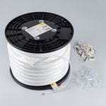 Лента герметичная MOONLIGHT-TOP-A336-D25mm 48V Warm3000 360deg (12.5 W/m, IP65, 2835, 20m, wire x1) (Arlight, Вывод прямой, 3 года)