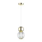 5008/7L L-VISION ODL23 573 золотой/прозрачный/металл/акрил Подвес LED 7W 4000K 350Лм CRYSTAL