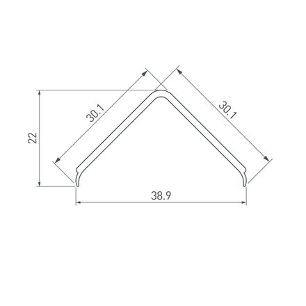 Экран матовый KLUS-P45-2000 Square OPAL (Arlight, Пластик)