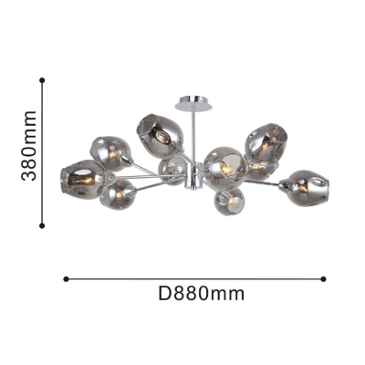 Потолочная люстра Tilda 2657-10U, 10*E14*40W. ТМ F-Promo