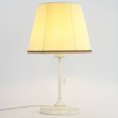 Citilux Линц CL402723 Настольная лампа патина с кремовым абажуром