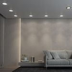 358955 SPOT NT22 444 белый Встраиваемый светодиодный светильник с переключателем цветовой температуры IP20 LED 3000К\4000К\6000К 20W 220V LANTE