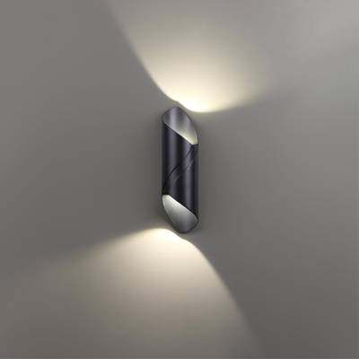6659/10WL NATURE ODL24 629 черный/металл Уличный настенный светильник IP65 LED 10W 4000K AC85-265V BASTI