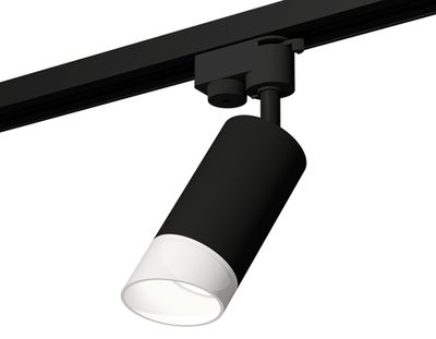 Комплект трекового светильника XT6323180 SBK/FR черный песок/белый матовый MR16 GU5.3 (A2521, C6323, N6256)