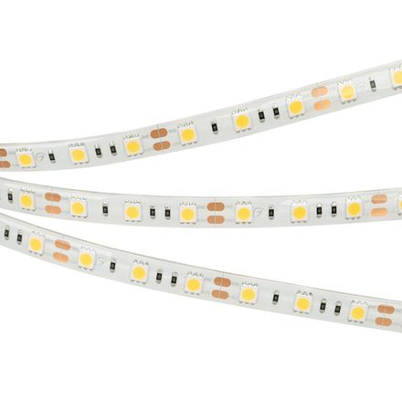 Светодиодная лента RTW 2-5000SE 12V Cool 2x (5060, 300 LED, LUX) (Arlight, 14.4 Вт/м, IP65)