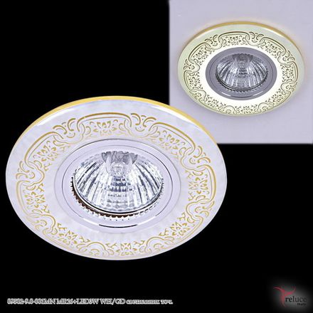 09502-9.0-001MN MR16+LED3W WH/GD светильник точ.