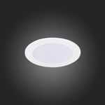 ST209.548.06 Св-к встр. Белый LED 1*6W 4000K 370Lm Ra80 110° IP20 D120xH8 90-265V