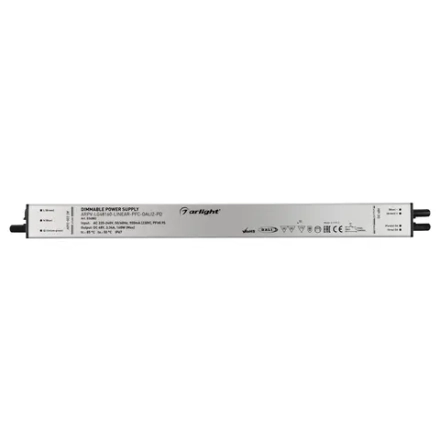 Блок питания ARPV-LG48160-LINEAR-PFC-DALI2-PD (48V, 3.34A, 160W) (Arlight, IP67 Металл, 5 лет)