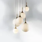 813062 Люстра GLOBO 6х40W E14 gold/white Lightstar