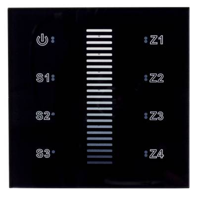 INTELLIGENT ARLIGHT Сенсорная панель DALI-901-11-ADDR-3SC-DIM-DT6-IN Black (BUS) (IARL, IP20 Пластик, 3 года)