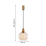 Подвес Dubbel 4354-1P, 1*E27*40W. ТМ F-Promo