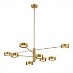 SL6504.302.08 Светильник потолочный ST-Luce Латунь/Латунь LED 8*5W 3000K