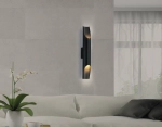 Светильник настенный TN5152/2 BK черный E27/2 max 40W 80*80*120
