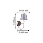 Настенный светильник Martina 2193-1W. ТМ F-Promo
