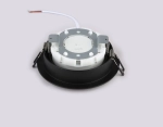 Светильник встраиваемый поворотный точечный TN51913 BK черный GX53 max 12W D115*23