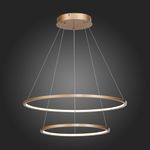ST603.243.56 Светильник подвесной ST-Luce Золотистый/Белый LED 1*56W 4000K