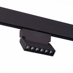 ST362.436.06 Магнитный трековый светильник Черный LED 1*6W 3000K 532Lm Ra&gt;80 36° IP20 L120xW22xH134 48V