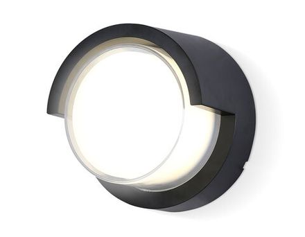 Светильник светодиодный уличный настенный архитектурный ST5231 BK черный IP65 LED 4200K 12W D169*100