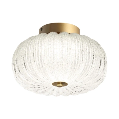 7720/24L PIKO LED SN 028 Светильник металл/стекло/прозрачный/золотой LED 24Вт 3000-6500K D300 IP20 пульт ДУ ANGELO