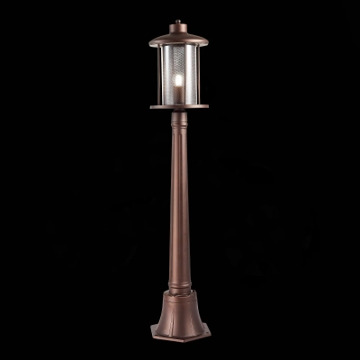 SL080.415.01 Светильник уличный наземный ST-Luce Темный кофе/Прозрачный, Темный кофе E27 1*60W