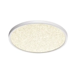 7661/32L MITRA LED SN 090 Светильник пластик/белый LED 32Вт 3000/4000K D400 IP40 OMEGA WHITE