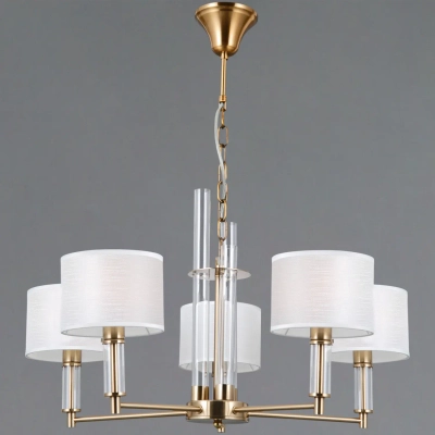 IL0755-5PSQ-25 BRASS GENOA светильник потолочный ILLUMICO, E14х5