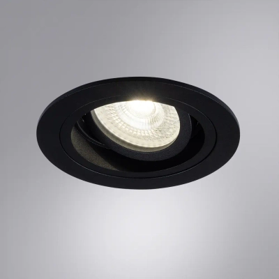 Точечный встраиваемый светильник ARTE LAMP TARF A2177PL-1BK, 1хGU10
