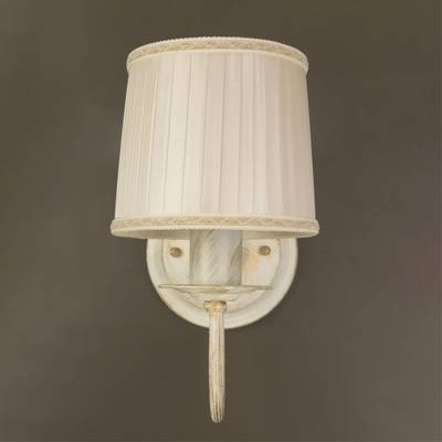 Citilux Дижон CL429311 Бра с абажуром Белое с патиной