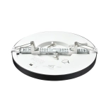 7788/18L MITRA LED SN 537 Светильник пластик/белый/черный LED 18Вт 3000/4000/6500К D225 IP44 CCT/датчик движения NEBULA BLACK